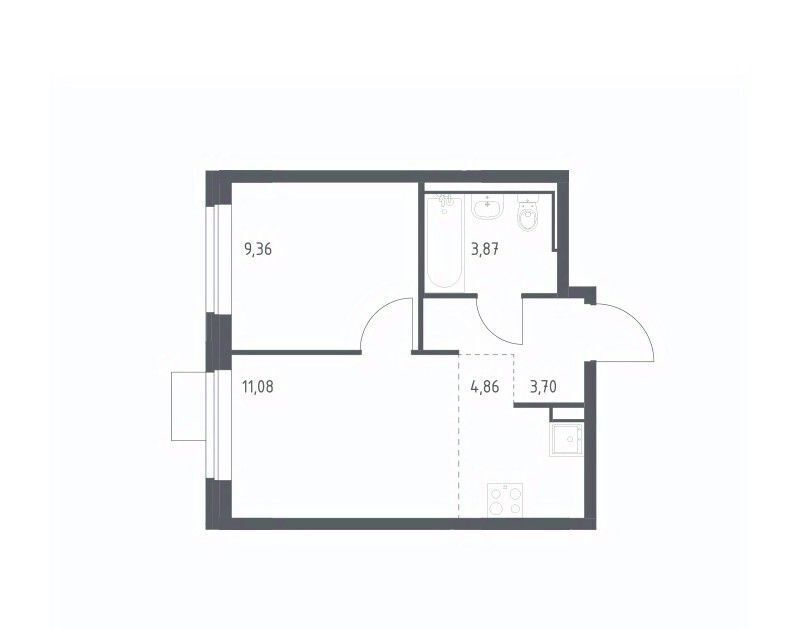 квартира г Москва метро Ховрино СВАО Северный ЖК Молжаниново к 6 фото 1