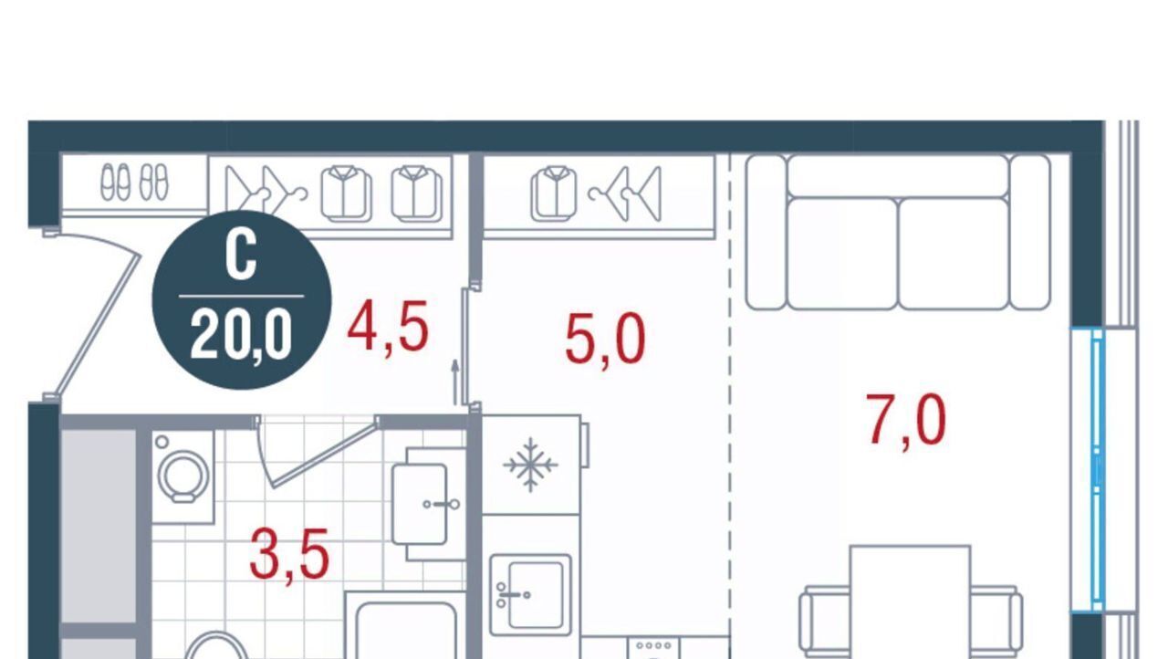 квартира г Москва метро Кантемировская ул Севанская 62с/2 фото 1