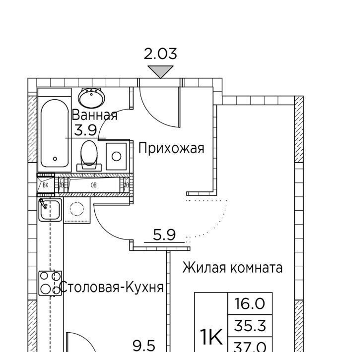 квартира г Владивосток р-н Ленинский ЖК «Гринхилс» фото 1