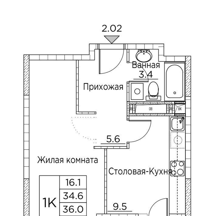 квартира г Владивосток р-н Ленинский ЖК «Гринхилс» фото 1