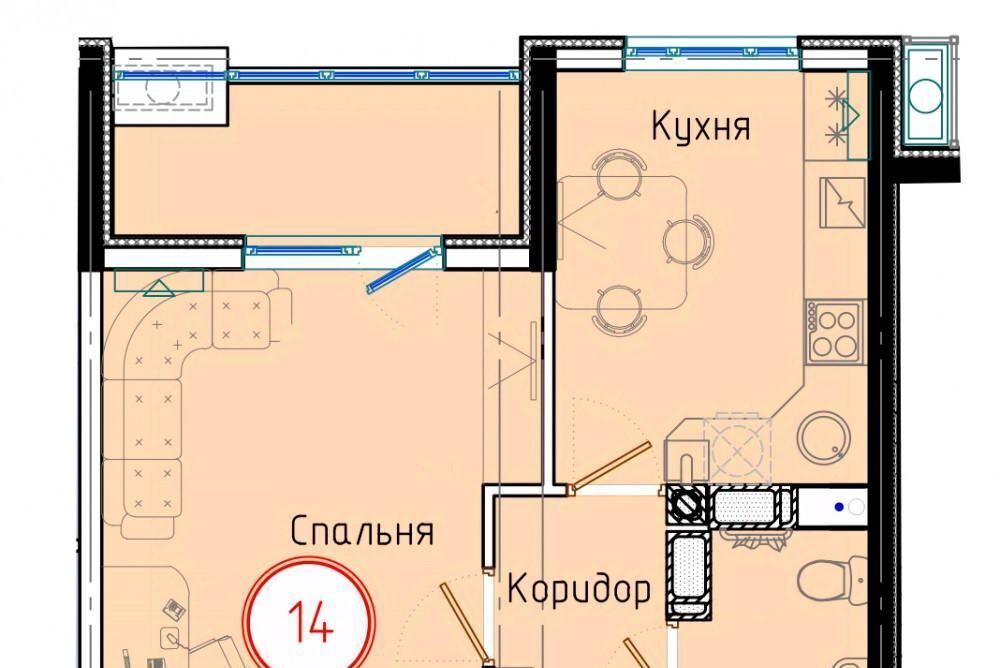 квартира р-н Темрюкский г Темрюк ул Обороны 2/1 фото 1