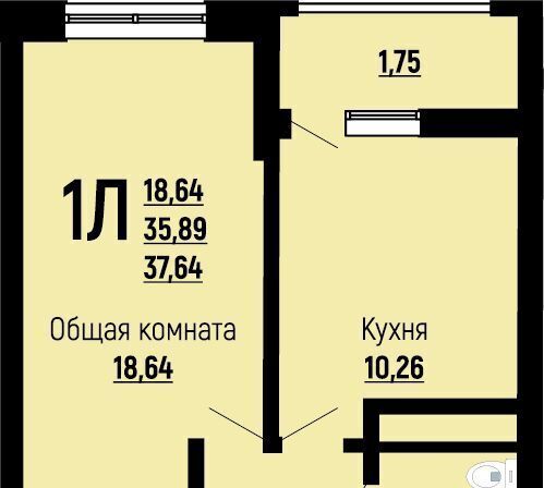 квартира г Краснодар р-н Прикубанский Славянский микрорайон ул Заполярная 39/10 фото 1