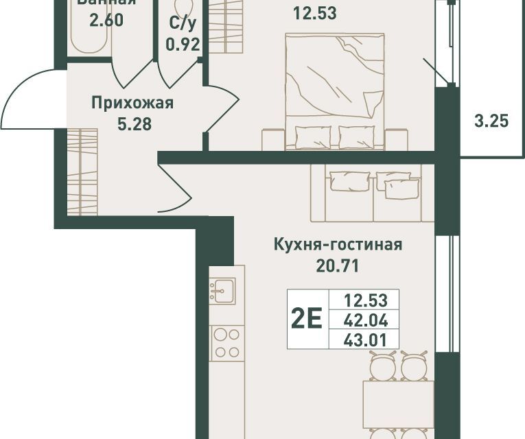 квартира р-н Всеволожский 1-й микрорайон, 10А фото 1