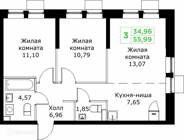 квартира дом 4 городской округ Мытищи фото