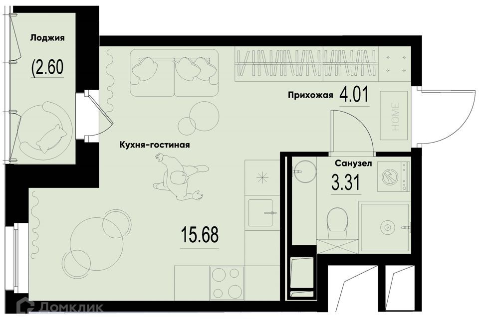 квартира р-н Всеволожский г Мурино пр-кт Ручьевский фото 1