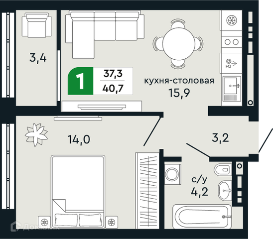 квартира дом 30а городской округ Верхняя Пышма фото