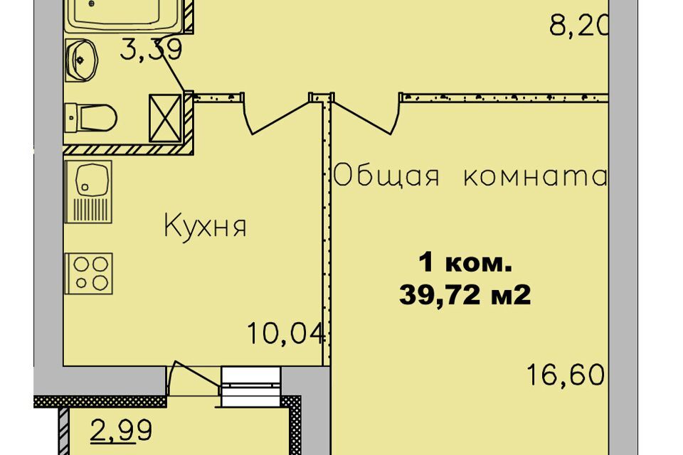 квартира г Новосибирск ул Романтиков 26 городской округ Новосибирск фото 2