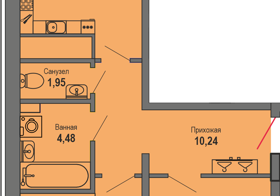 квартира г Тверь ул Оснабрюкская 25 городской округ Тверь фото 1