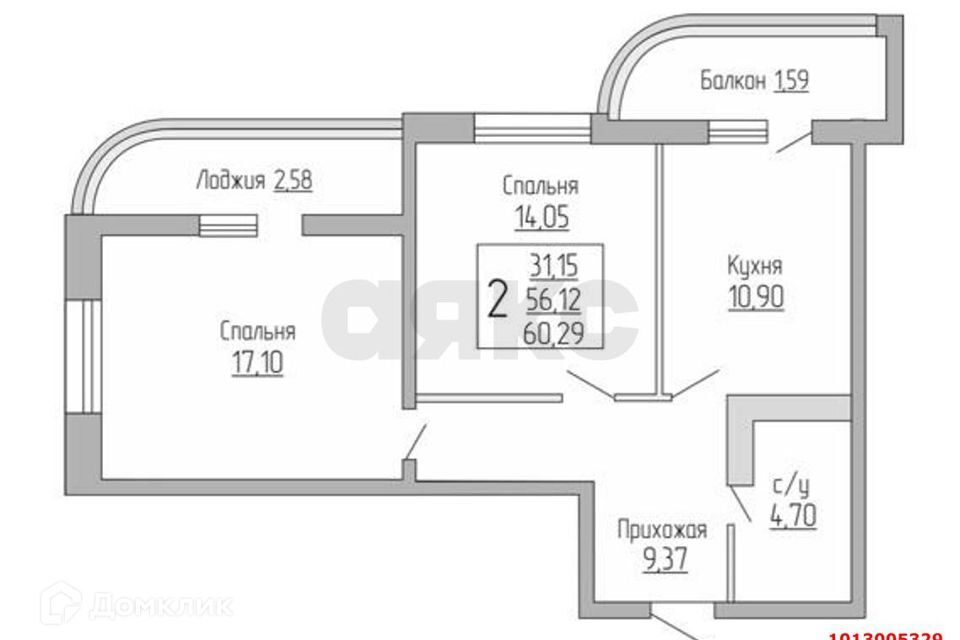 квартира г Краснодар ул Кожевенная 22 муниципальное образование Краснодар фото 7