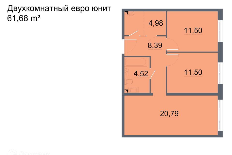 квартира г Санкт-Петербург пр-кт Большевиков 3 Невский район фото 1