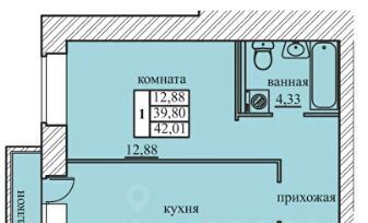 квартира р-н Ярославский п Красный Бор Заволжское с/пос фото 1