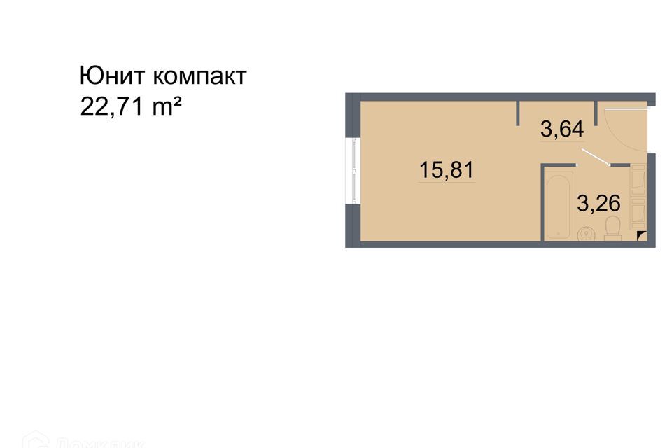 квартира г Санкт-Петербург пр-кт Большевиков 3 Невский район фото 1