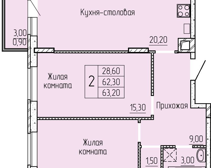 квартира г Батайск городской округ Батайск, улица Леонова, 12к 2 фото 1