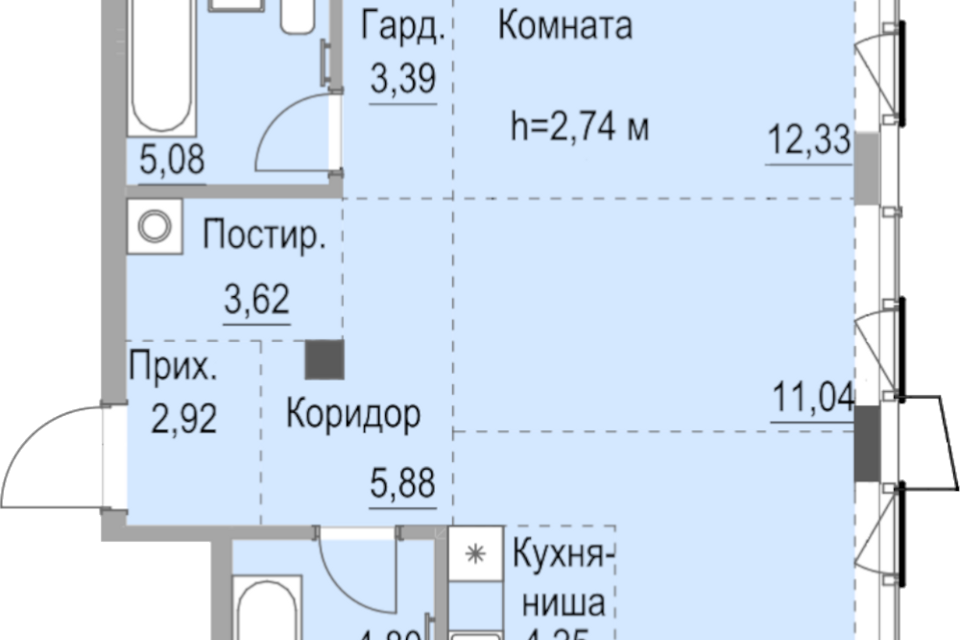 квартира г Ижевск ул Карла Маркса 259 городской округ Ижевск фото 1