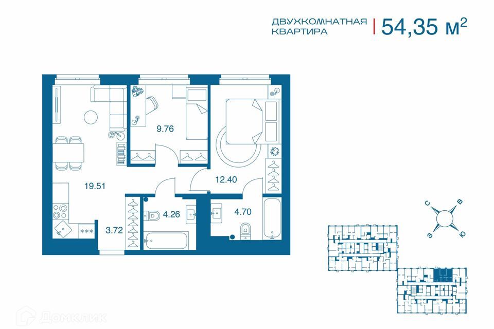 квартира г Тула ул Рязанская 1 муниципальное образование Тула фото 1