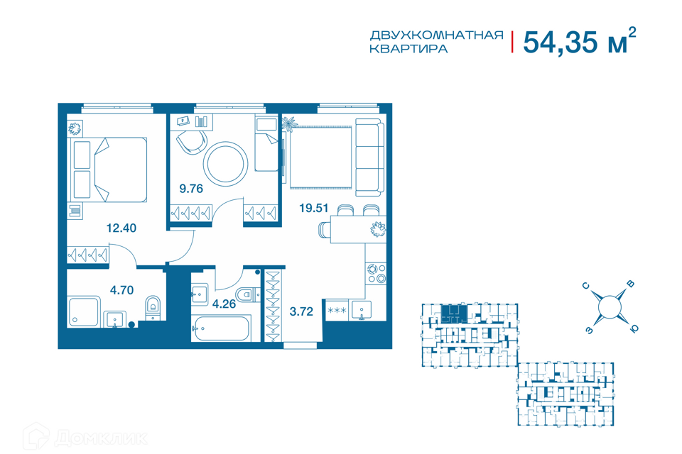 квартира г Тула ул Рязанская 1 муниципальное образование Тула фото 1