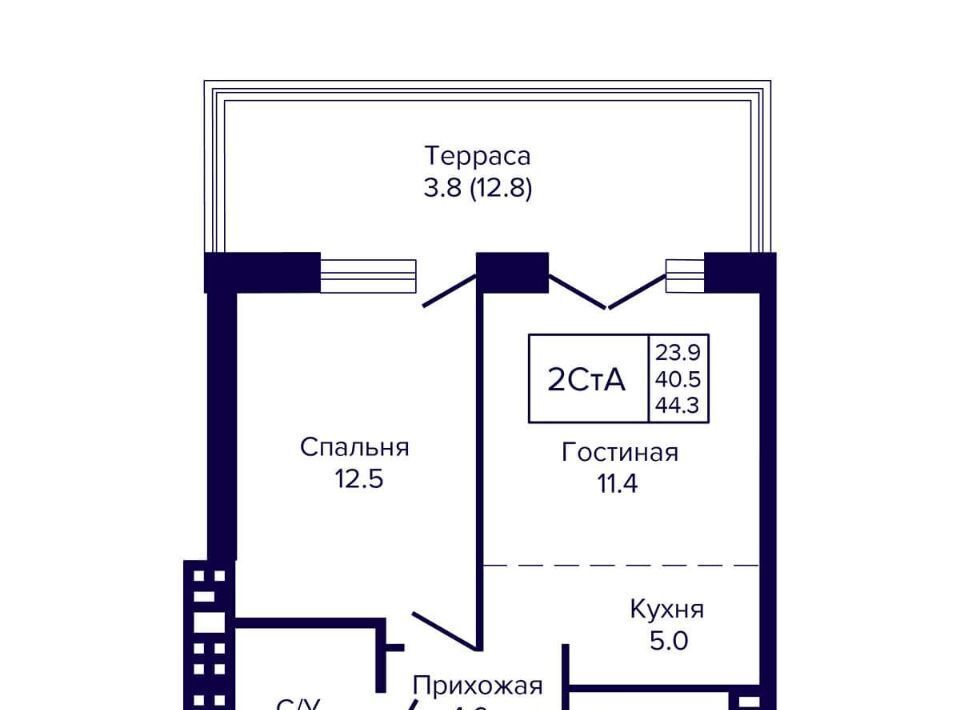 квартира г Новосибирск Заельцовская ул Ляпидевского 5 фото 1