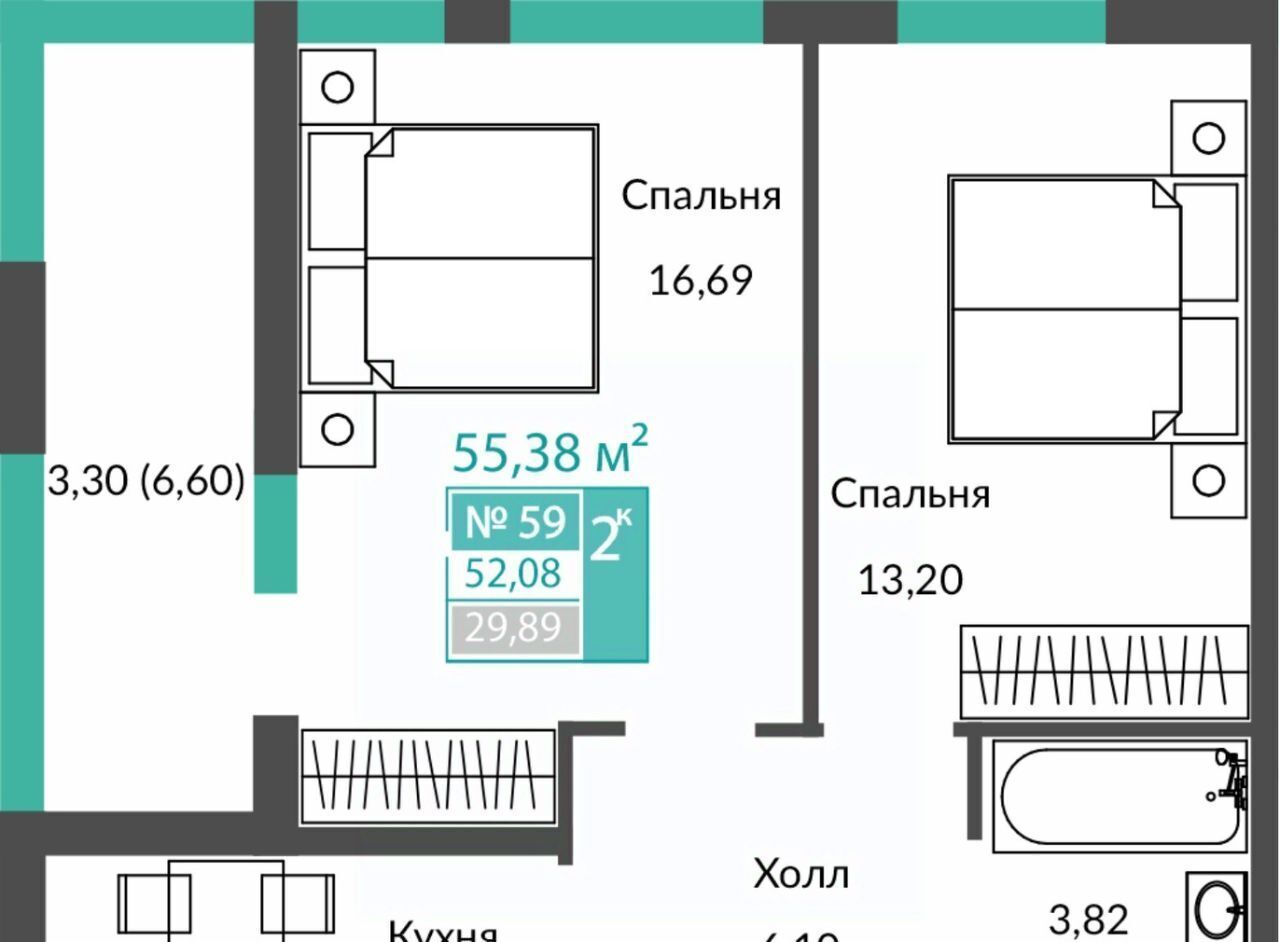 квартира р-н Симферопольский с Чистенькое фото 1