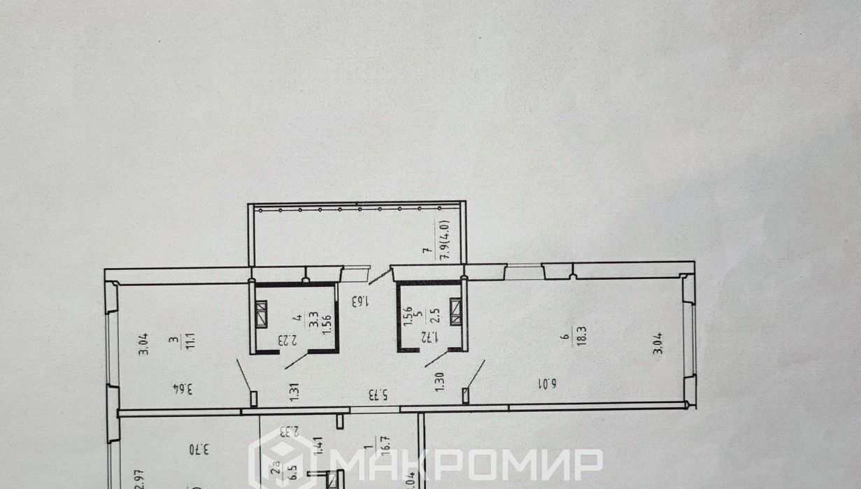 квартира г Киров р-н Первомайский ул Азина 17 фото 36