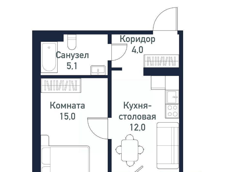 квартира р-н Сосновский п Западный Кременкульское с/пос, ул. Имени Младшего Сержанта Сухарева, 4 фото 1