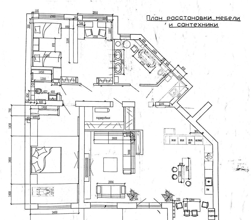 квартира г Воронеж р-н Центральный ул Таранченко 26 фото 12