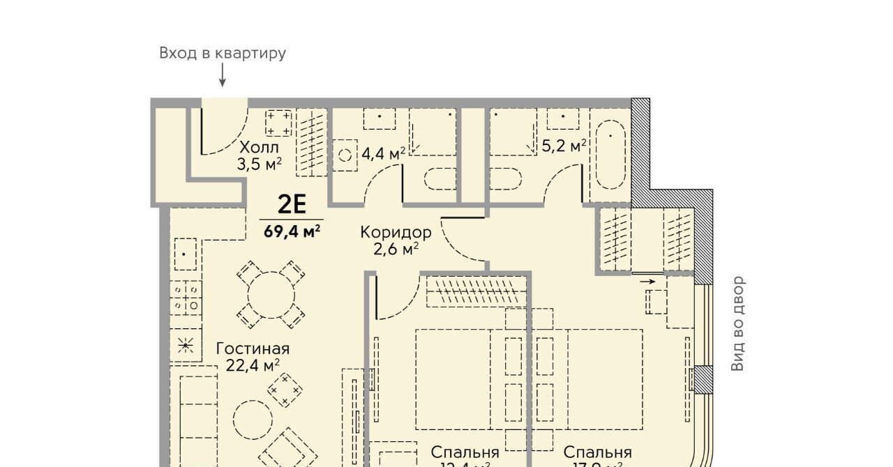 квартира г Москва метро Аминьевская ул Лобачевского 124к/3а фото 1