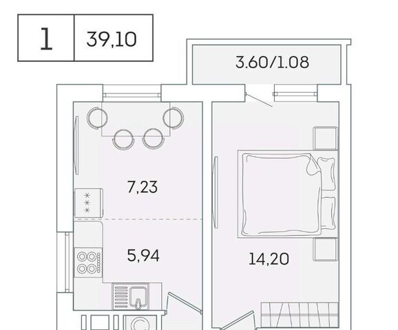 квартира дом 6к/4 Девяткино фото