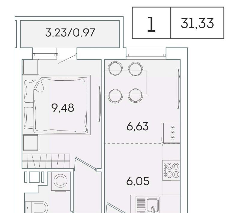 квартира р-н Всеволожский г Мурино ул Графская 6к/4 Девяткино фото 1