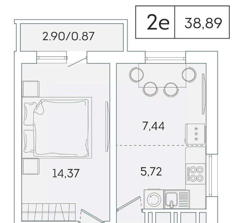 квартира р-н Всеволожский г Мурино ул Графская 6к/4 Девяткино фото 1