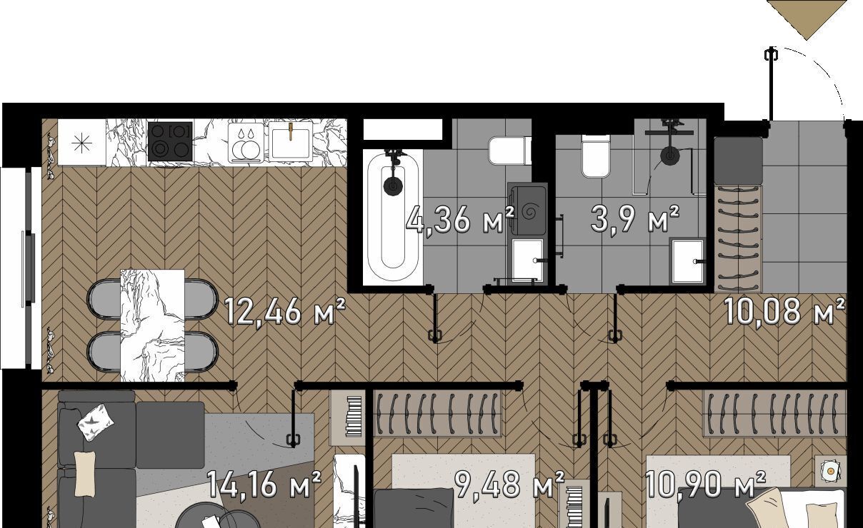 квартира г Москва метро Зорге ул Зорге 9ак/1 фото 1