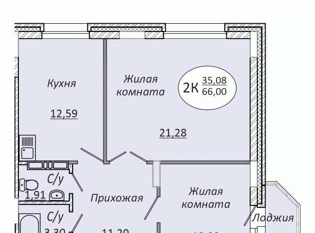 квартира г Новосибирск Золотая Нива ул 2-я Воинская 51 фото 1