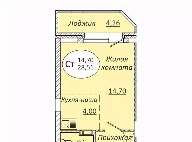 квартира г Новосибирск Золотая Нива ул 2-я Воинская 51 фото 1