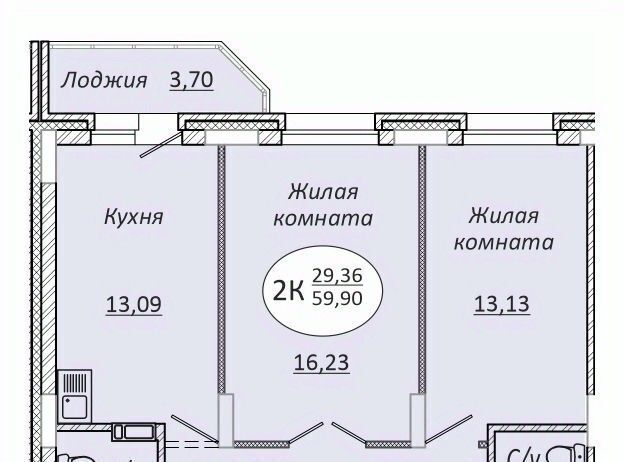 квартира г Новосибирск Золотая Нива ул 2-я Воинская 51 фото 1