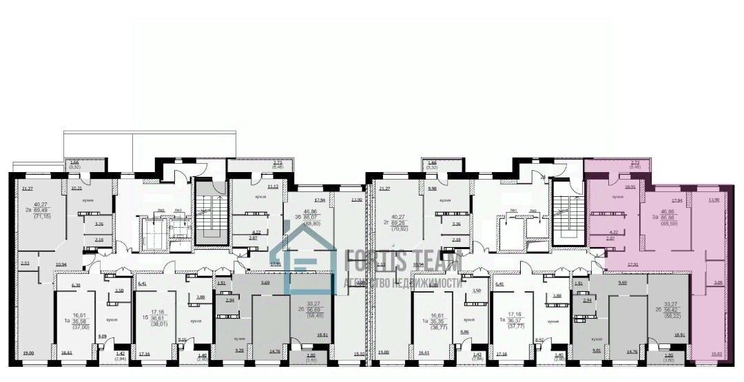 квартира г Ярославль р-н Заволжский ул Красноборская 38к/3 фото 3