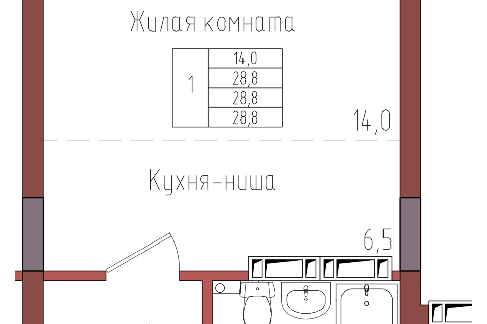 квартира г Калининград ул Дубовая аллея 3ак/2 городской округ Калининград фото 1