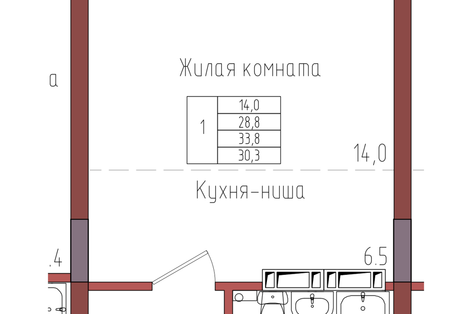 квартира г Калининград ул Дубовая аллея 3ак/2 городской округ Калининград фото 1