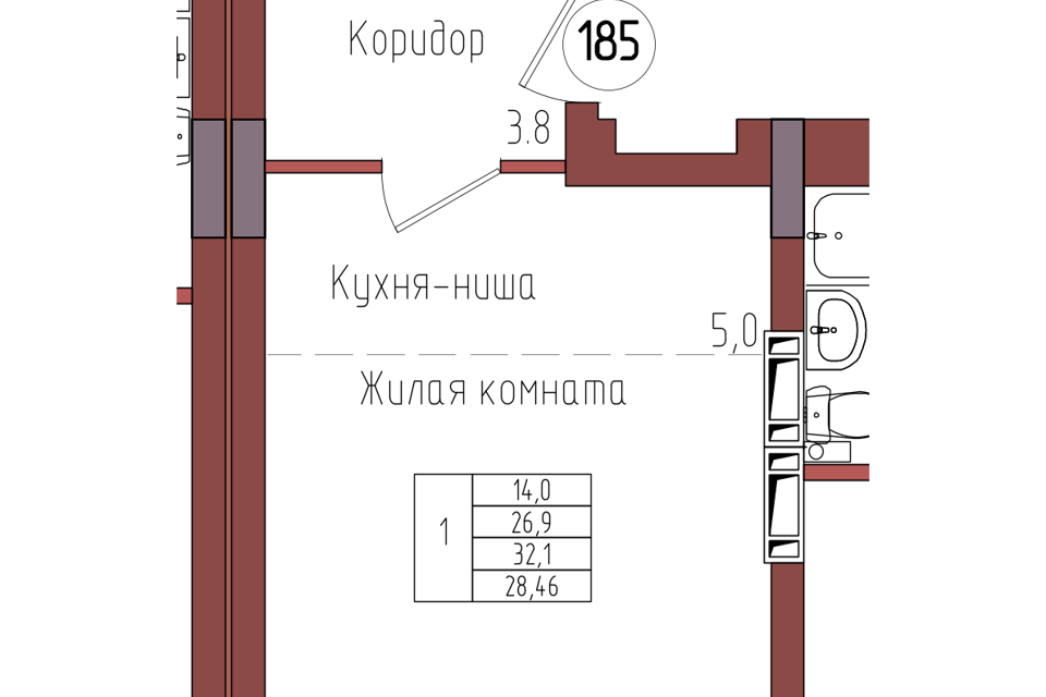 квартира г Калининград ул Дубовая аллея 3ак/2 городской округ Калининград фото 1