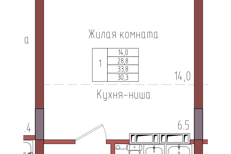 квартира г Калининград ул Дубовая аллея 3ак/2 городской округ Калининград фото 1