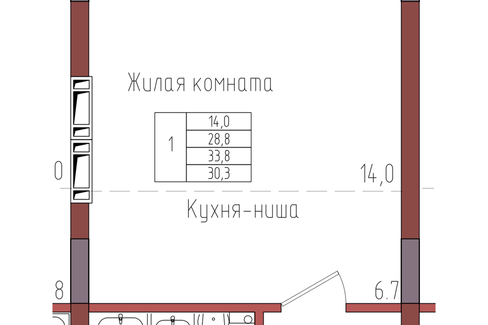 квартира г Калининград ул Дубовая аллея 3ак/2 городской округ Калининград фото 1