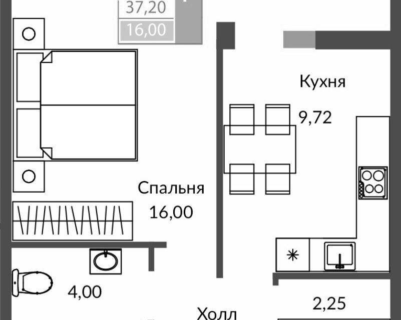 квартира р-н Симферопольский городской округ Просторы фото 1