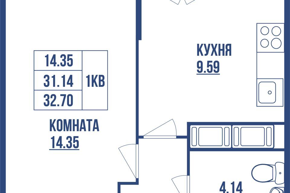 квартира г Санкт-Петербург ул Вадима Шефнера 4 Василеостровский район фото 1