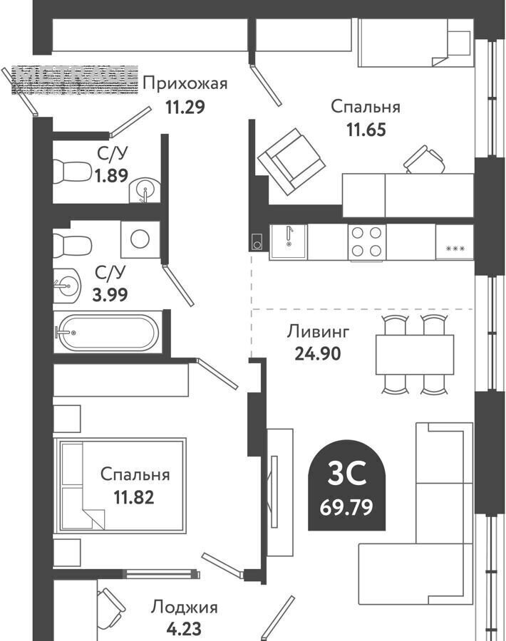 квартира г Новосибирск Октябрьская ул Военная 51 фото 1