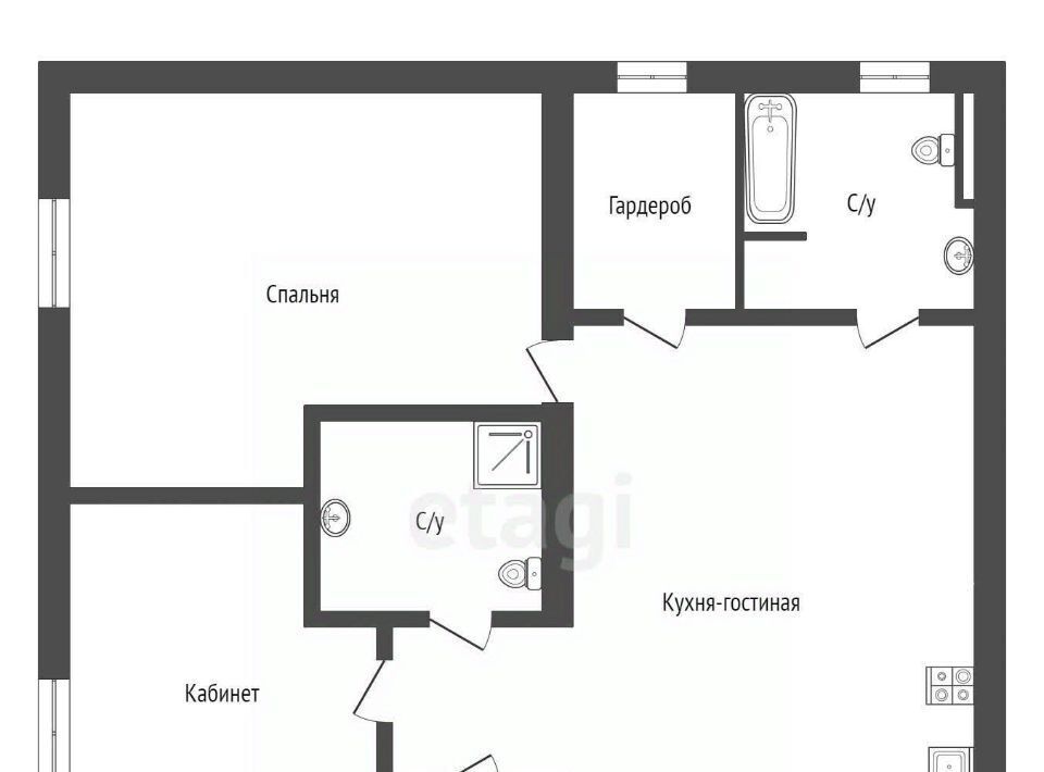 дом р-н Сосновский п Вавиловец ул Кедровая 8 Кременкульское с/пос фото 25