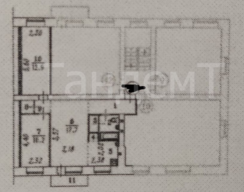 квартира г Омск ул Рабиновича 132/134 Омский район фото 3