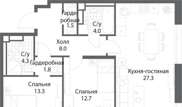 метро Технопарк ЖК Нагатино Ай-Ленд к 1 фото