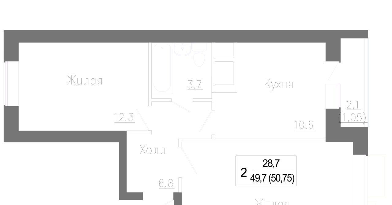 квартира городской округ Красногорск д Сабурово Аникеевка, За Митино жилой комплекс, к 17 фото 1