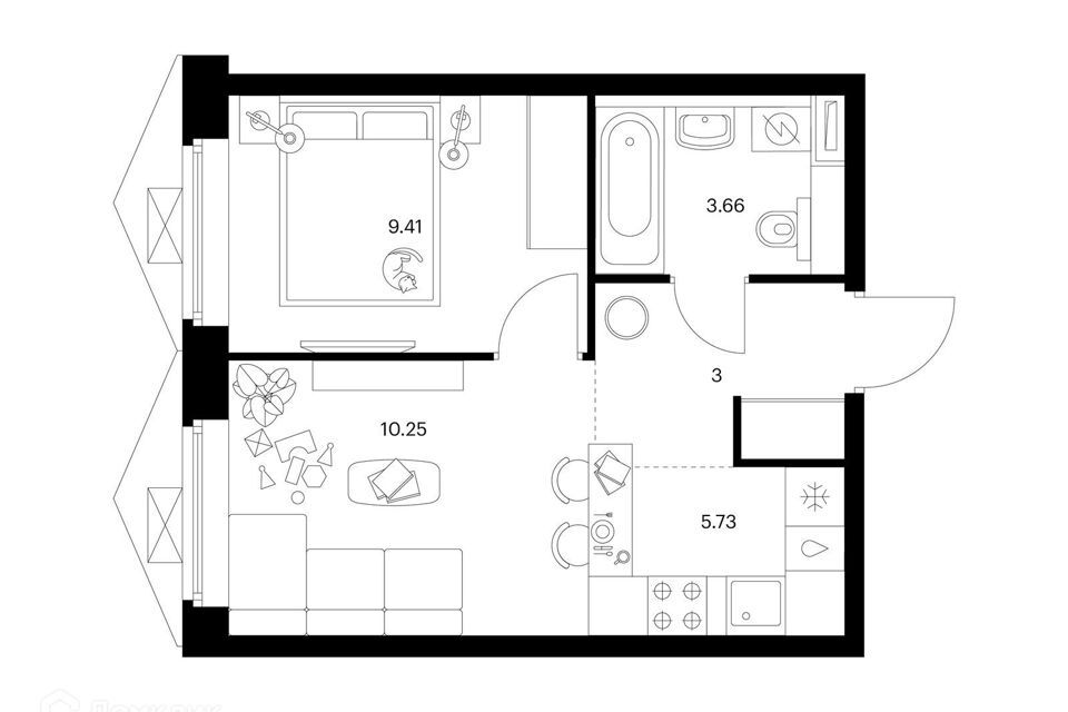 квартира г Москва ул Ижорская 6с/5 Северный административный округ фото 1