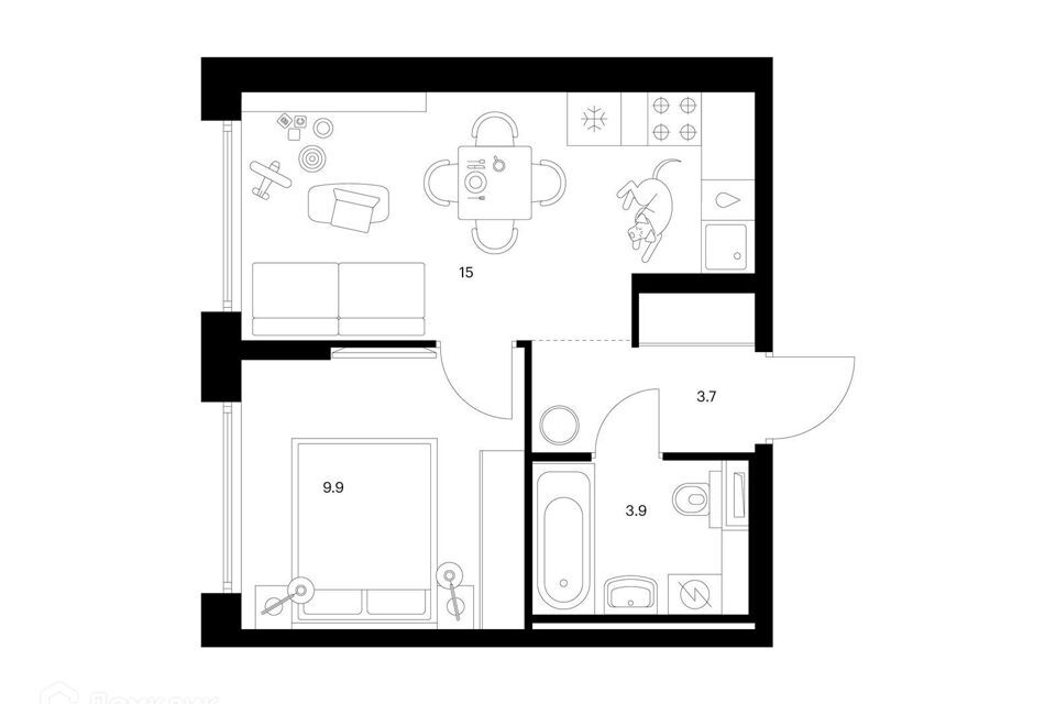 квартира г Москва ул Ижорская 6с/5 Северный административный округ фото 1