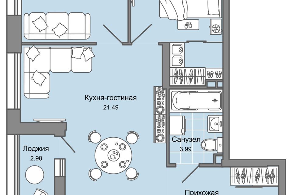 квартира г Пермь ул Дзержинского 31а городской округ Пермь фото 1