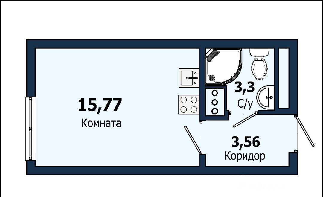 квартира г Санкт-Петербург метро Автово ул Маршала Казакова 1 корп. 1, д. 26 фото 1